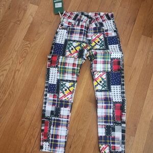 LL - Kids Colorful Patchwork Pants Size 6-7
